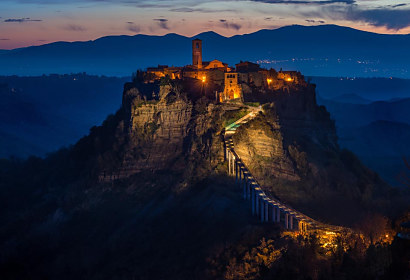 Fototapeta Civita di Bagnoregio Taliansko 1738